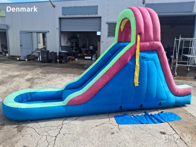 Надуваема водна пързалка, снимка 4 - Фен артикули - 53500002