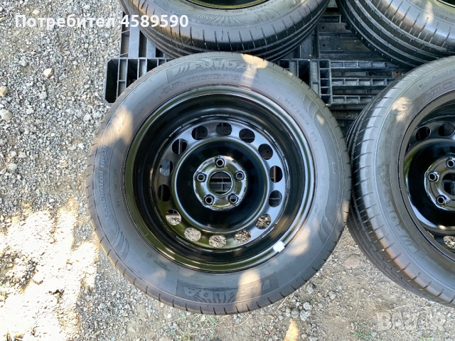 4бр.Оригинални железни джанти 16цола ET50+ НОВИ ГУМИ ДОТ1624 Fulda 205/55/16 за Vw,Audi,Seat,Skoda, снимка 17 - Гуми и джанти - 51808249