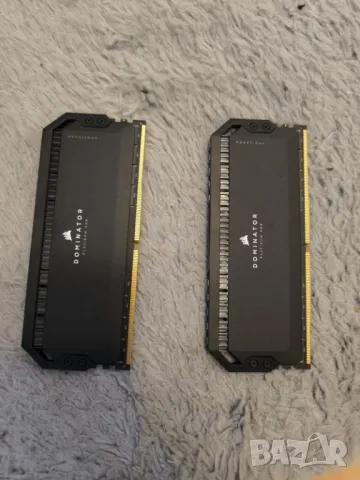 Маркови рам памети на топ цена 64GB (2x32) DDR5-5600 Corsair DOMINATOR Platinum RGB LED, снимка 5 - RAM памет - 46995427