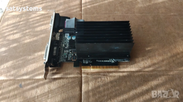 Видео карта NVidia GeForce Palit GT710 HDMI 2048MB GDDR3 64bit PCI-E, снимка 5 - Видеокарти - 54017688