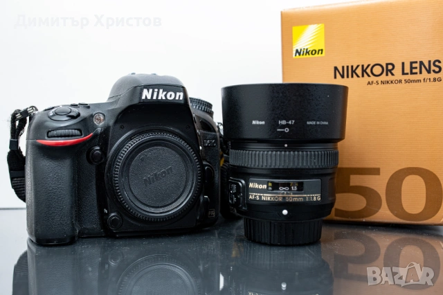 Фотоапарат Nikon D610 + обектив Nikon AF-S Nikkor 50mm f/1.8G