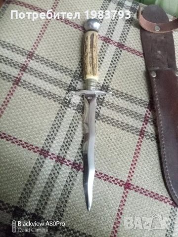 Нож Крис с рогова дръжка., снимка 3 - Ножове - 53811257