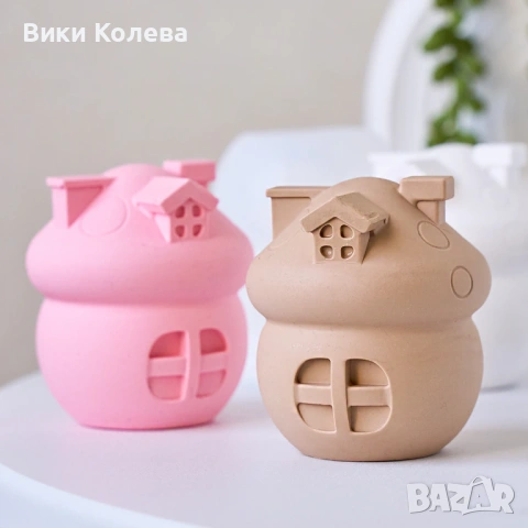 Силиконов Молд "Къщичка-Гъбка" , снимка 2 - Форми - 53089645