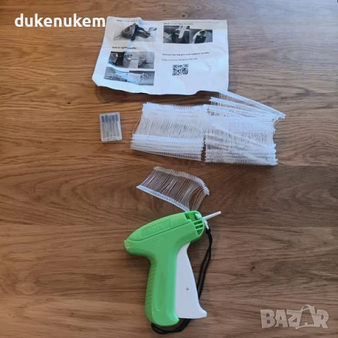 НОВ! Маркиращ пистолет за етикети с игли и 1000 пластмасови конци, снимка 8 - Други инструменти - 50628915