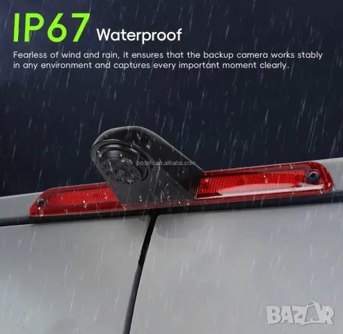 Камера за бус, за стоп, заден ход, Mercedes Sprinter, VW Crafter, задно виждане, нощно виждане, бус, снимка 2 - Аксесоари и консумативи - 50335909