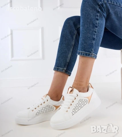 Дамски маратонки на платформа Remmi, 3цвята , снимка 4 - Маратонки - 50717927