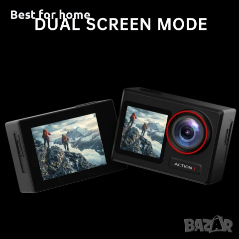 4K 30MP водоустойчива екшън камера с  WiFi дистанционно управление, снимка 2 - Камери - 51037171
