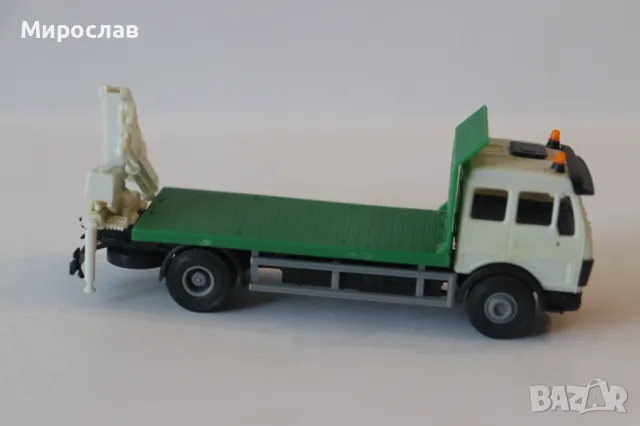 KIBRI H0 1/87 MERCEDES АВТО КРАН КАМИОН КРАН МОДЕЛ КОЛИЧКА, снимка 6 - Колекции - 49774582