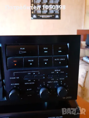 Дек ONKYO TA-2630 -Две глави и два мотора. Японска идеално запазена машина, снимка 4 - Декове - 47901048