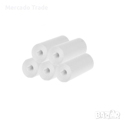 Термохартия за мини принтер Mercado Trade, 5бр., Бял, снимка 1 - Принтери, копири, скенери - 45452768
