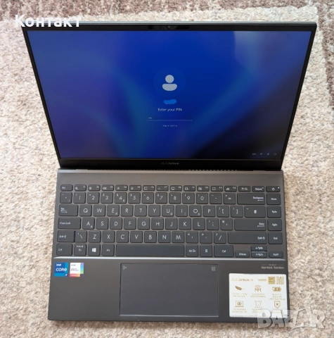 Asus Zenbook 14 UX425E, I7 1165G7, 16GB, 1TB, IPS