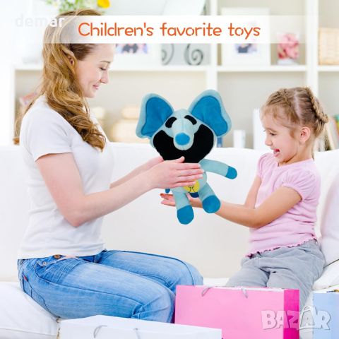 Плюшена играчка сладко усмихнато същество за деца, идеална декорация за детска стая или за подарък, снимка 5 - Плюшени играчки - 45783684