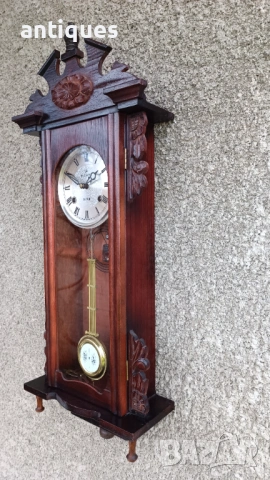 Стенен часовник - REGULATOR - 31 Days - Korea - 1960"г., снимка 2 - Антикварни и старинни предмети - 53411503