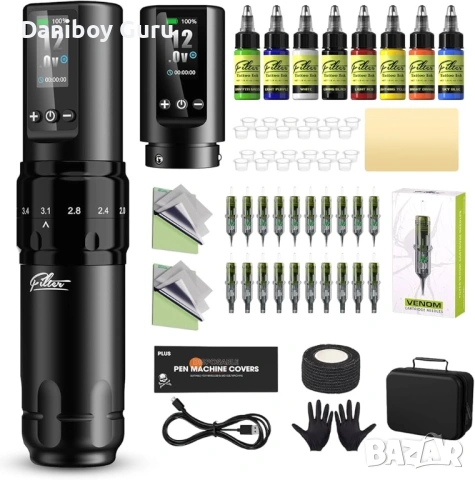 EZ Filter X30 tattoo machine машинка за татуиране/татуировки/татуси