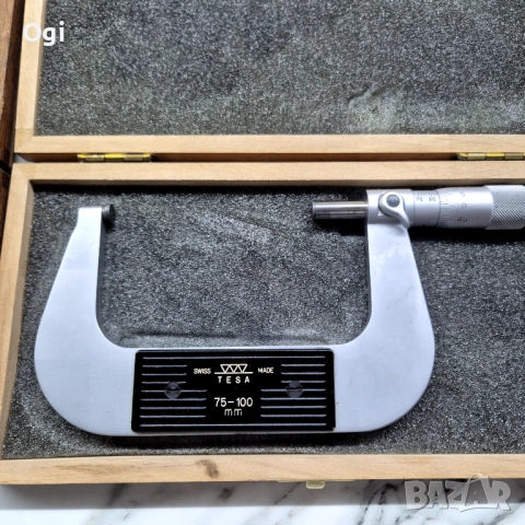 Микрометър TESA , снимка 2 - Шублери - 53407752