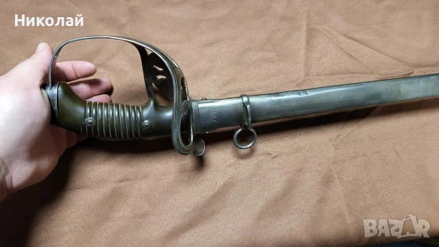 Палаш Прусия, Германия м1889, снимка 3 - Антикварни и старинни предмети - 53047375