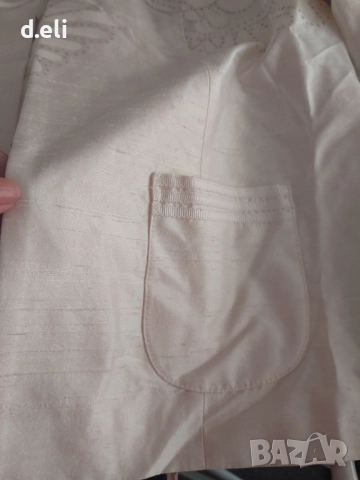 TUZZI Size M 100% Коприна Ново бяло сако, снимка 9 - Сака - 51642973