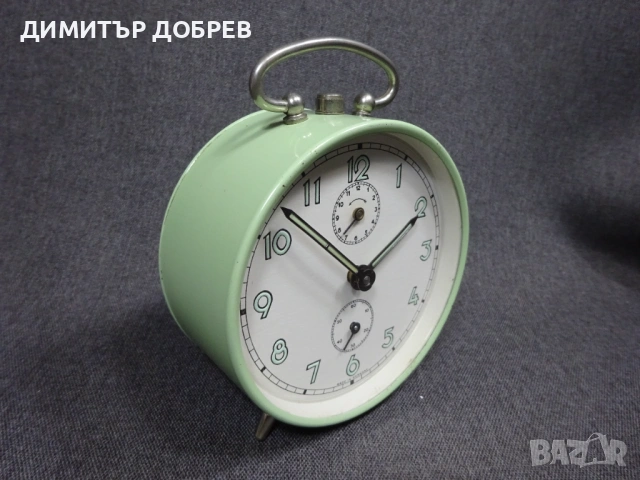 СТАР РЕТРО МЕХАНИЧЕН ЧАСОВНИК БУДИЛНИК GERMANY, снимка 2 - Антикварни и старинни предмети - 54113533