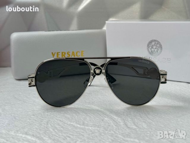 Versace мъжки слънчеви очила авиатор унисекс дамски, снимка 12 - Слънчеви и диоптрични очила - 45608187