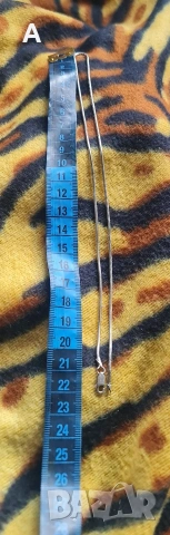 Сребърен синджир 5грама, снимка 2 - Колиета, медальони, синджири - 54293659