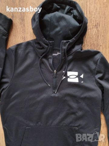 Under Armour Men's Fleece Half Zip Hoodie - мъжко горнище р-р S, снимка 3 - Спортни дрехи, екипи - 53201228