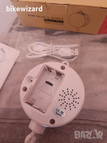 Музикална бебешка мобилна музикална кутия с батерии и 128M Micro SD карта, 12 мелодии НОВА, снимка 2 - Други - 53316835