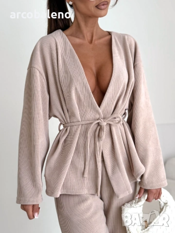 Дамски комплект от кадифе „SOFT ELEGANCE“ , снимка 4 - Комплекти - 53634150