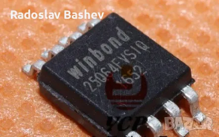 Памет W25Q64FVSIQ 64MBit 8MB Flash SOP-8 IC Чип, снимка 3 - Части и Платки - 48593439