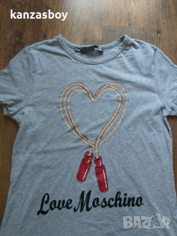 love moschino - страхотна дамска тениска L, снимка 5 - Тениски - 45242381