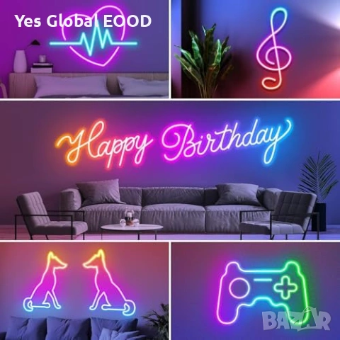 AILBTON RGB неон LED лента 30м App IP65, снимка 4 - Лед осветление - 53983223