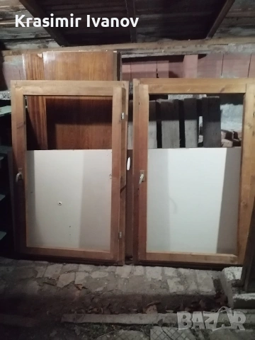 2 бр прозореца дървена дограма