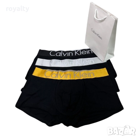 Calvin Klein Мъжки Боксерки 3 Бр. Различни Цветове , снимка 2 - Бельо - 52817822