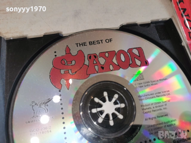 SAXON CD 3001261525, снимка 14 - CD дискове - 53284533