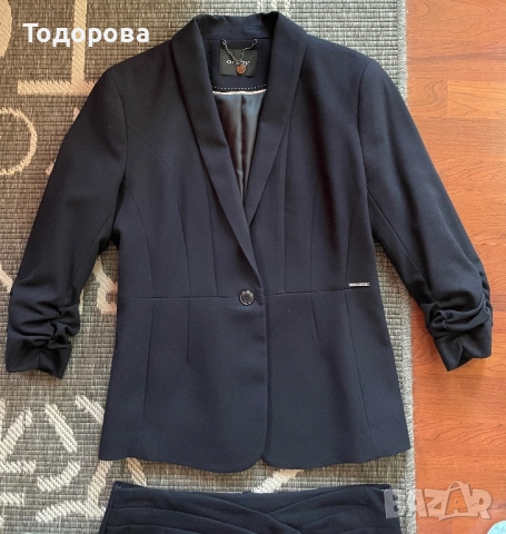 Тъмносин костюм сако и пола Orsay, снимка 3 - Костюми - 54090860