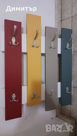 Закачалка за стена WAVE 79x64 cм многоцветна, снимка 3 - Закачалки - 54223467