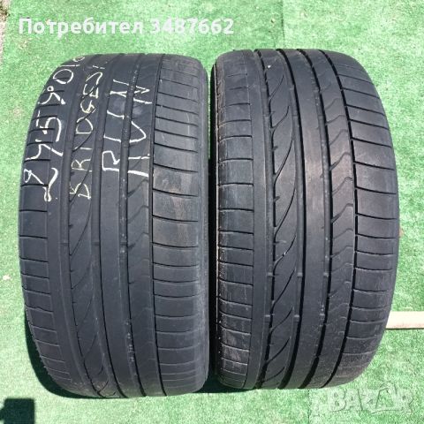 245 40 18 BRIDGESTONE 2бр летни RUN FLAT , снимка 1 - Гуми и джанти - 46227607