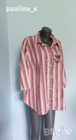 Пет различни броя / Памучна дамска риза / голям размер , снимка 16 - Ризи - 51218158