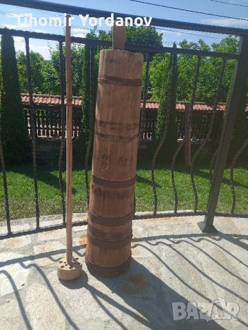 Стара дървена буталка за масло., снимка 18 - Антикварни и старинни предмети - 45681515