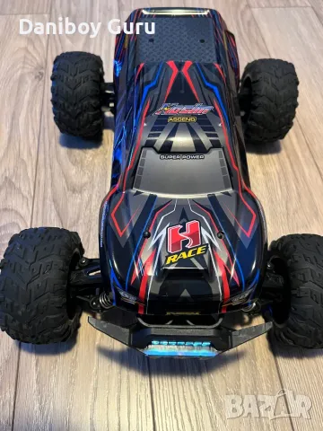 RC Car Hosim X06 1:10 Monster Truck 48+ KMH 4X4 Off-Road RC камион с фарове Радиоуправляема кола, снимка 9 - Коли, камиони, мотори, писти - 49285620