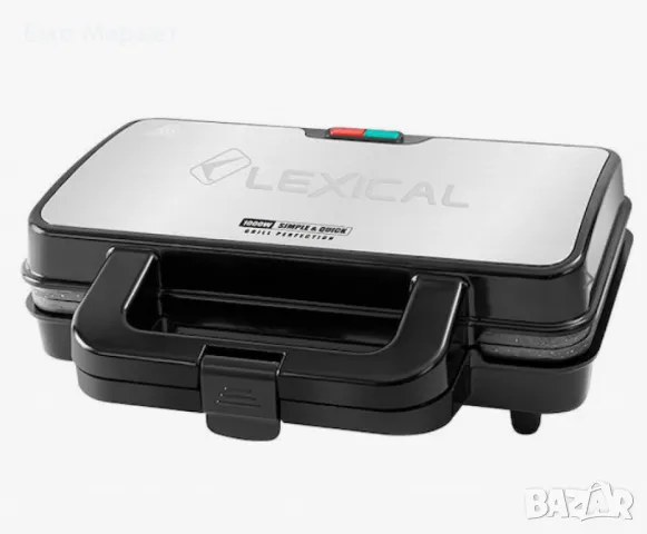 Тостер за сандвичи, Lexical LSM-2520, снимка 6 - Тостери - 49765968