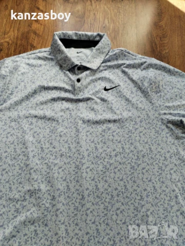 Nike Dri-FIT Tour Camo Golf Polo Purple - страхотна мъжка тениска КАТО НОВА ХЛ, снимка 4 - Тениски - 51009578