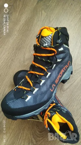 La Sportiva Aequilibrium Hike GTX Carbon/Papaya , снимка 10 - Спортни обувки - 47104889