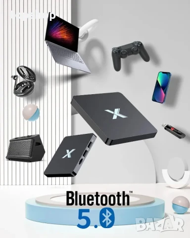 НОВ тв бокс НА БЪЛГАРСКИ P297 TV Box Quad-Core CPU 4GB RAM 32GB ROM 2.4Ghz/5.0Ghz WiFi 10/100M, снимка 6 - Плейъри, домашно кино, прожектори - 50501823