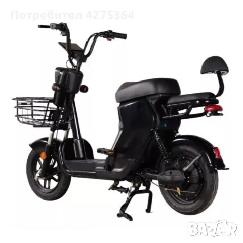 Електрическата тротинетка-скутер с кош, снимка 6 - Велосипеди - 49737823