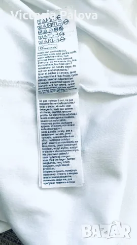 Бяла блуза/тениска поло яка TOMMY HILFIGER органик памук, снимка 18 - Тениски - 49875374