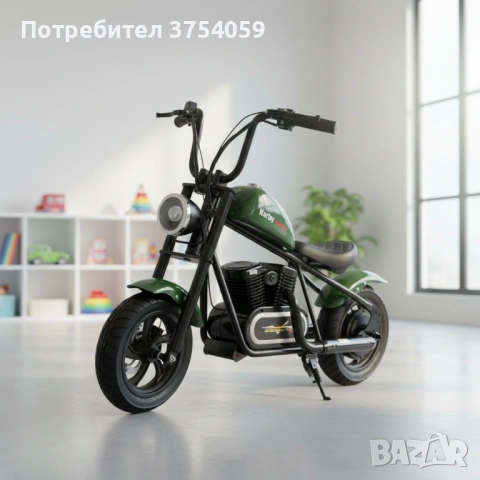 Електрически мини скутер C12B Harley baby, снимка 3 - Велосипеди - 53098765