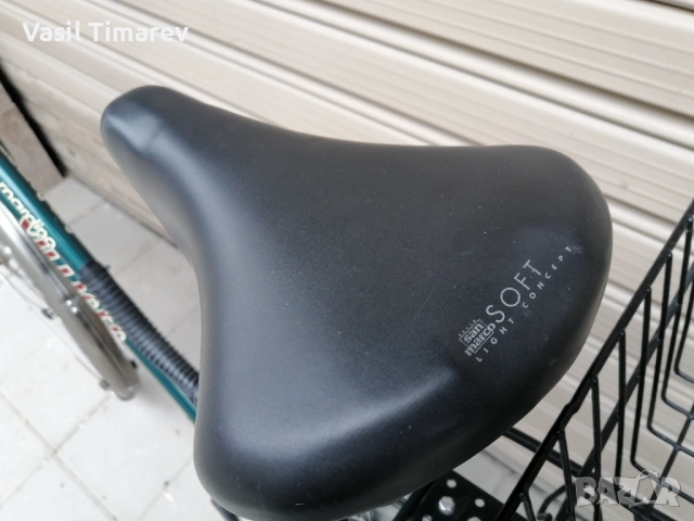 Зелен немски велосипед San bernandin 28' Топ качество! , снимка 6 - Велосипеди - 53921404