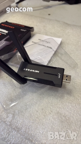 NewFast Wi-Fi 6 USB Adapter (USB v.3.0,2.4/5.8/6.0Ghz), снимка 3 - Мрежови адаптери - 51698670