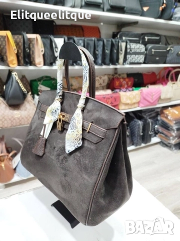 велурени чанти hermes, снимка 2 - Чанти - 52415745