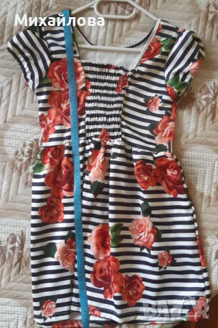 Рокля с цветя НОВО , снимка 4 - Детски рокли и поли - 47192719